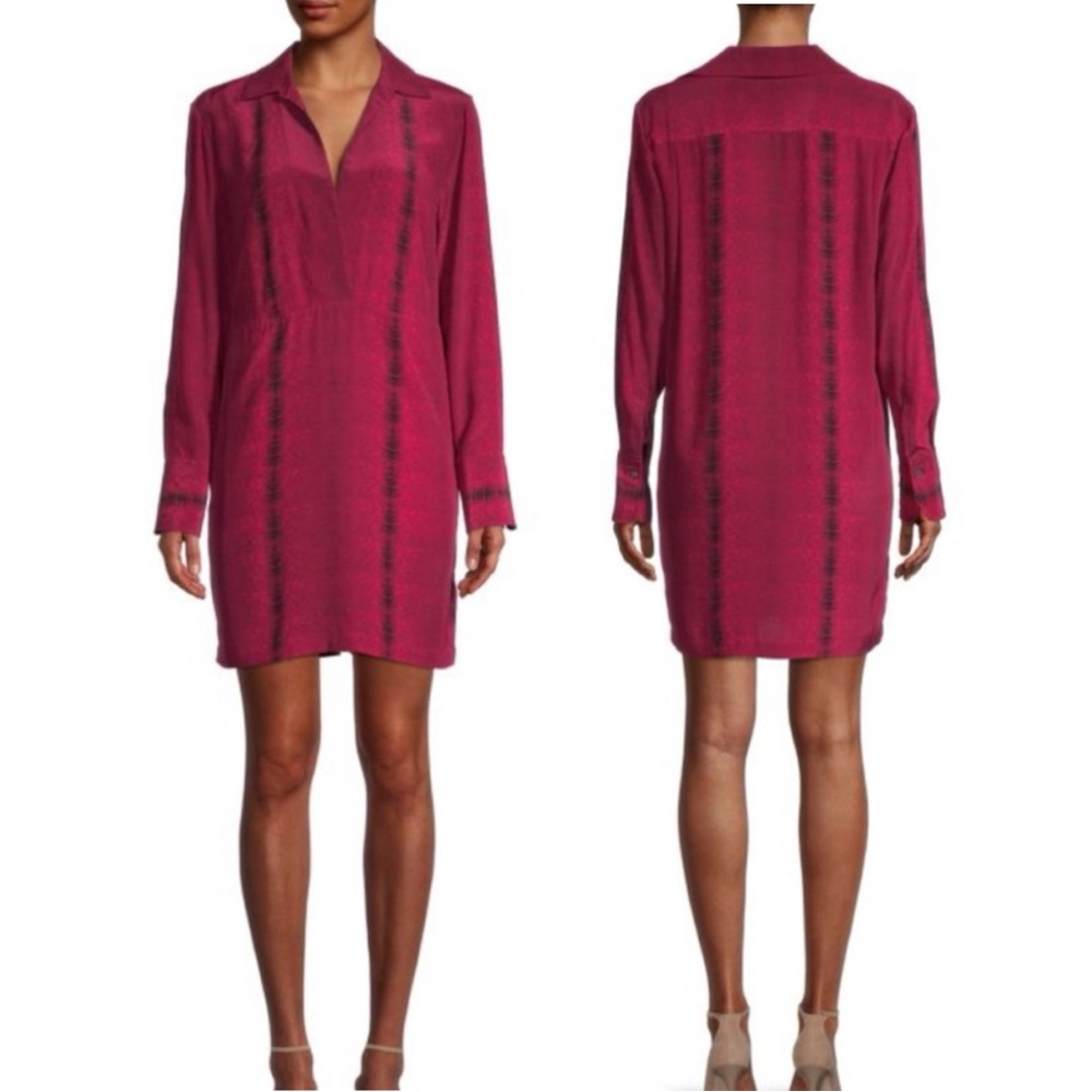 Equipment Riannon Print Silk Shirtdress